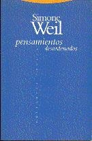 PENSAMIENTOS DESORDENADOS | 9788481640793 | WEIL, SIMONE | Galatea Llibres | Llibreria online de Reus, Tarragona | Comprar llibres en català i castellà online