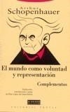 MUNDO COMO VOLUNTAD Y REPRESENTACION, EL | 9788481646078 | SCHOPENHAUER, ARTHUR | Galatea Llibres | Librería online de Reus, Tarragona | Comprar libros en catalán y castellano online