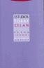 ESTUDIOS SOBRE CELAN | 9788481646771 | SZONDI, PETER | Galatea Llibres | Llibreria online de Reus, Tarragona | Comprar llibres en català i castellà online