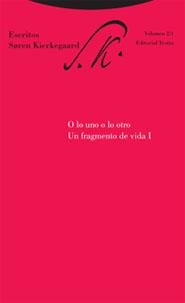 O LO UNO O LO OTRO. UN FRAGMENTO DE VIDA I | 9788481648072 | GONZALEZ, DARIO ,   TR. | Galatea Llibres | Librería online de Reus, Tarragona | Comprar libros en catalán y castellano online