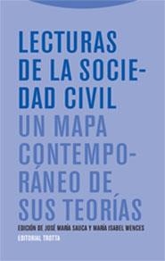 LECTURAS DE LA SOCIEDAD CIVIL. UN MAPA CONTEMPORANEO | 9788481648904 | SAUCA, JOSE Mº | Galatea Llibres | Llibreria online de Reus, Tarragona | Comprar llibres en català i castellà online