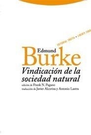 VINDICACIÓN DE LA SOCIEDAD NATURAL | 9788498790320 | BURKE, EDMUND | Galatea Llibres | Llibreria online de Reus, Tarragona | Comprar llibres en català i castellà online