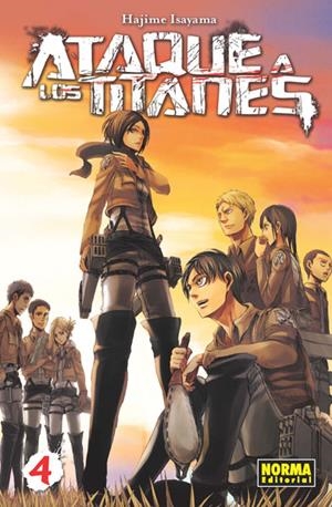 ATAQUE A LOS TITANES 4 | 9788467911503 | ISAYAMA, HAJIME | Galatea Llibres | Librería online de Reus, Tarragona | Comprar libros en catalán y castellano online
