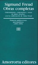 SIGMUND FREUD OBRAS COMPLETAS VOL.III | 9789505185795 | STRACHEY, JAMES | Galatea Llibres | Librería online de Reus, Tarragona | Comprar libros en catalán y castellano online