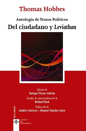 DEL CIUDADANO Y LEVIATHAN | 9788430957705 | HOBBES, THOMAS | Galatea Llibres | Llibreria online de Reus, Tarragona | Comprar llibres en català i castellà online