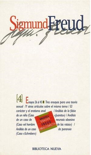 SIGMUND FREUD 4. ENSAYOS 26-45 | 9788470304958 | FREUD, SIGMUND | Galatea Llibres | Llibreria online de Reus, Tarragona | Comprar llibres en català i castellà online