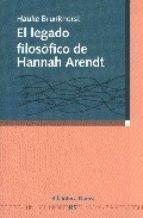 LEGADO FILOSOFICO DE HANNAH ARENDT | 9788497425346 | BRUNKHORST, HAUKE | Galatea Llibres | Llibreria online de Reus, Tarragona | Comprar llibres en català i castellà online