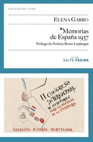 MEMORIAS DE ESPAÑA. 1937 | 9788415065104 | GARRO, ELENA | Galatea Llibres | Llibreria online de Reus, Tarragona | Comprar llibres en català i castellà online