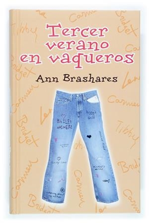 TERCER VERANO EN VAQUEROS | 9788467508598 | BRASHARES, ANN | Galatea Llibres | Librería online de Reus, Tarragona | Comprar libros en catalán y castellano online