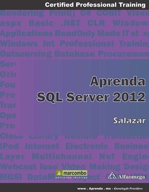 APRENDER SQL SERVER 2012 | 9788426719805 | SALAZAR DÍEZ, FRANCISCO | Galatea Llibres | Llibreria online de Reus, Tarragona | Comprar llibres en català i castellà online