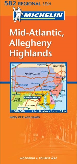 MID-ATLANTIC MAPA REGIONAL 1:500 000 | 9782067137882 | AAVV | Galatea Llibres | Librería online de Reus, Tarragona | Comprar libros en catalán y castellano online