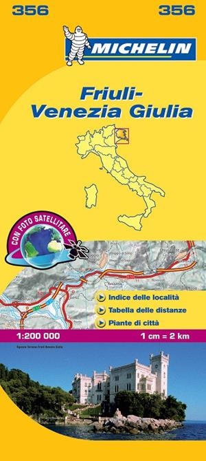 FRIULI VENEZIA MAPA 356 MICHELIN 1:200 000 | 9782067126657 | MICHELIN | Galatea Llibres | Librería online de Reus, Tarragona | Comprar libros en catalán y castellano online
