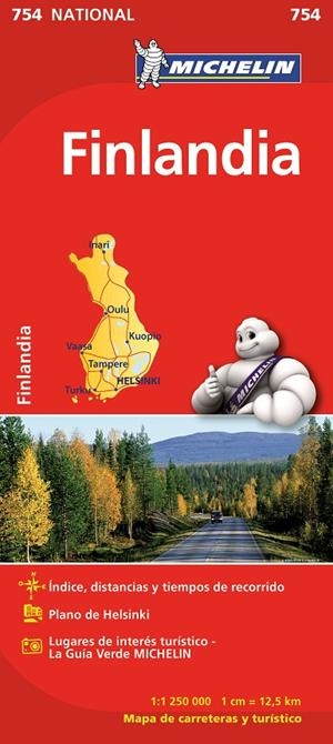 FINLANDIA MAPA 1:1.250.000 MICHELIN | 9782067172906 | Galatea Llibres | Llibreria online de Reus, Tarragona | Comprar llibres en català i castellà online