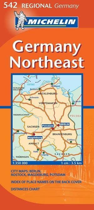 GERMANY NORTHEAST MAPA REGIONAL 1:300 000 | 9782067134010 | Galatea Llibres | Librería online de Reus, Tarragona | Comprar libros en catalán y castellano online