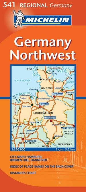 GERMANY NORTHWEST MAPA REGIONAL 1:350 000 MICHELIN | 9782067134003 | Galatea Llibres | Librería online de Reus, Tarragona | Comprar libros en catalán y castellano online