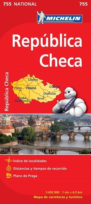 REPUBLICA CHECA MAPA 1: 450 000 | 9782067172975 | Galatea Llibres | Llibreria online de Reus, Tarragona | Comprar llibres en català i castellà online