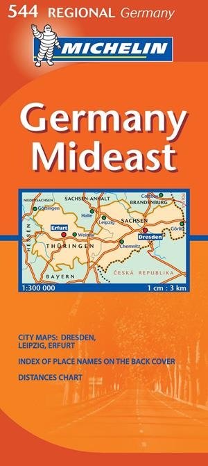 GERMANY MIDEAST MAPA REGIONAL 1:300 000 MICHELIN | 9782067134034 | Galatea Llibres | Librería online de Reus, Tarragona | Comprar libros en catalán y castellano online