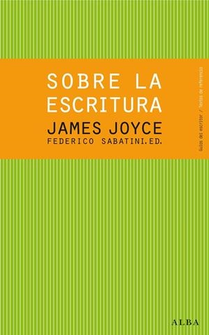 SOBRE LA ESCRITURA | 9788484288619 | JOYCE, JAMES | Galatea Llibres | Llibreria online de Reus, Tarragona | Comprar llibres en català i castellà online