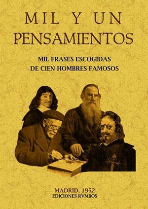 MIL Y UN PENSAMIENTOS | 9788497612913 | ANÓNIMO | Galatea Llibres | Librería online de Reus, Tarragona | Comprar libros en catalán y castellano online