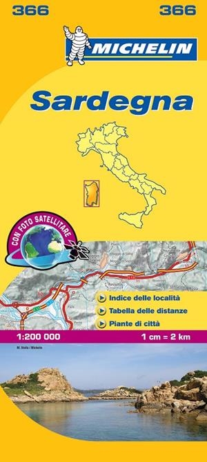 SARDEGNA MAPA 358 MICHELIN 1:200 000 | 9782067127296 | MICHELIN | Galatea Llibres | Librería online de Reus, Tarragona | Comprar libros en catalán y castellano online