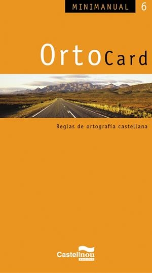 ORTOCARD 6. REGLAS DE ORTOGRAFIA CASTELLANA | 9788498042030 | Galatea Llibres | Librería online de Reus, Tarragona | Comprar libros en catalán y castellano online