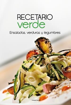 RECETARIO VERDE:ENSALADAS,VERDURAS,LEGUMBRES | 9788498434385 | VARIOS AUTORES | Galatea Llibres | Llibreria online de Reus, Tarragona | Comprar llibres en català i castellà online