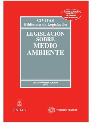 LEGISLACION SOBRE MEDIO AMBIENTE  | 9788447039579 | CIVITAS, DEPARTAMENTO DE REDACCIÓN | Galatea Llibres | Llibreria online de Reus, Tarragona | Comprar llibres en català i castellà online