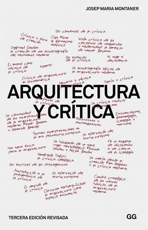ARQUITECTURA Y CRÍTICA | 9788425227097 | MONTANER, JOSEP MARIA | Galatea Llibres | Librería online de Reus, Tarragona | Comprar libros en catalán y castellano online