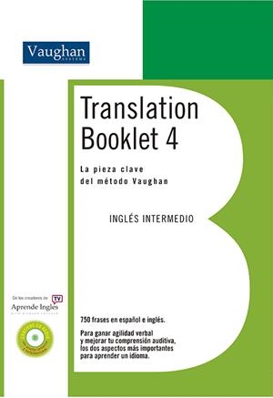 TRANSLATION BOOKLET 4 | 9788496469761 | RICHARD VAUGHAN | Galatea Llibres | Librería online de Reus, Tarragona | Comprar libros en catalán y castellano online