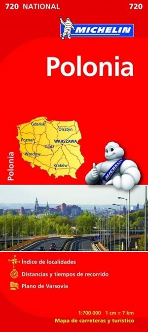 POLONIA MAPA 1:700 000 MICHELIN | 9782067171572 | VARIOS AUTORES | Galatea Llibres | Librería online de Reus, Tarragona | Comprar libros en catalán y castellano online