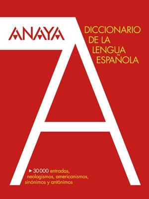 DICCIONARIO ANAYA DE LA LENGUA ESPAÑOLA | 9788499740614 | Galatea Llibres | Librería online de Reus, Tarragona | Comprar libros en catalán y castellano online