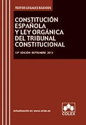 CONSTITUCION ESPAÑOLA Y LEY ORGÁNICA DEL TRIBUNAL CONSTITUCIONAL (SEPTIEMBRE 2013) | 9788483423776 | Galatea Llibres | Librería online de Reus, Tarragona | Comprar libros en catalán y castellano online
