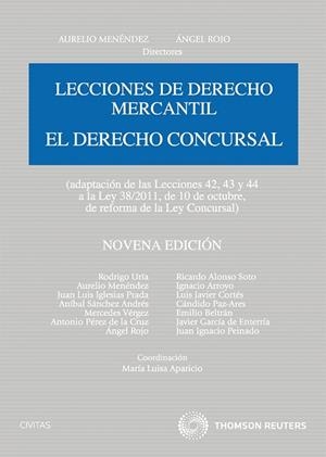 LECCIONES DE DERECHO MERCANTIL | 9788447038497 | BELTRÁN SÁNCHEZ., EMILIO M./ROJO FERNÁNDEZ-RÍO, ANGEL | Galatea Llibres | Llibreria online de Reus, Tarragona | Comprar llibres en català i castellà online