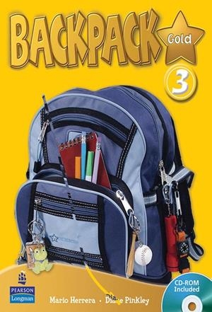 BACKPACK GOLD 3 (STUDENT´S BOOK & CD-ROM PACK) | 9781408245057 | PINKLEY, DIANE | Galatea Llibres | Librería online de Reus, Tarragona | Comprar libros en catalán y castellano online
