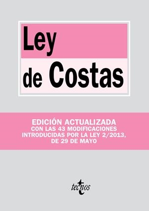 LEY DE COSTAS | 9788430959044 | Galatea Llibres | Librería online de Reus, Tarragona | Comprar libros en catalán y castellano online