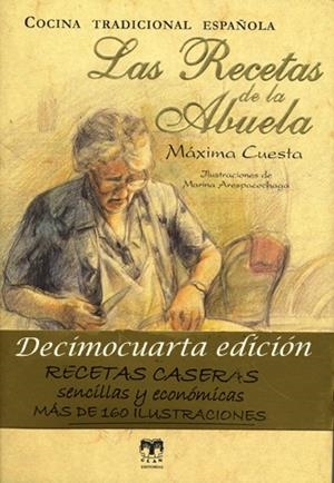 RECETAS DE LA ABUELA, LAS | 9788496745728 | CUESTA, MÁXIMA/ARESPACOCHAGA, MARINA | Galatea Llibres | Llibreria online de Reus, Tarragona | Comprar llibres en català i castellà online