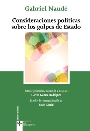 CONSIDERACIONES POLÍTICAS SOBRE LOS GOLPES DE ESTADO | 9788430953783 | NAUDÉ, GABRIEL | Galatea Llibres | Llibreria online de Reus, Tarragona | Comprar llibres en català i castellà online
