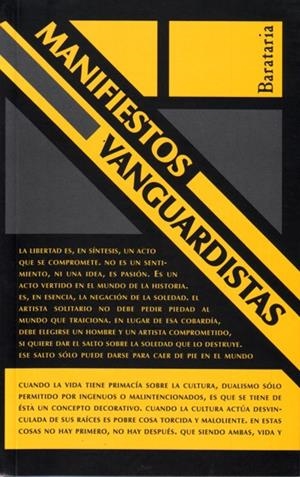 MANIFIESTOS VANGUARDISTAS | 9788495764898 | VV.AA | Galatea Llibres | Librería online de Reus, Tarragona | Comprar libros en catalán y castellano online