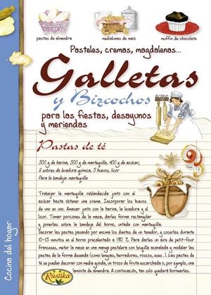 GALLETAS Y BIZCOCHOS | 9788415401131 | MANCINI, PAOLA/ZANONCELLI, ANASTASIA/TODOLIBRO, EQUIPO | Galatea Llibres | Llibreria online de Reus, Tarragona | Comprar llibres en català i castellà online