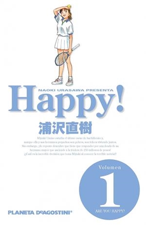 HAPPY! 1 | 9788415921004 | URASAWA, NAOKI | Galatea Llibres | Llibreria online de Reus, Tarragona | Comprar llibres en català i castellà online