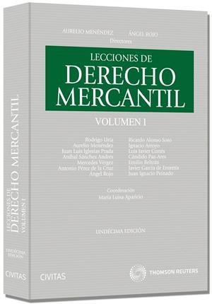 LECCIONES DE DERECHO MERCANTIL I 11ED. | 9788447044962 | MENENDEZ, AURELIO | Galatea Llibres | Llibreria online de Reus, Tarragona | Comprar llibres en català i castellà online