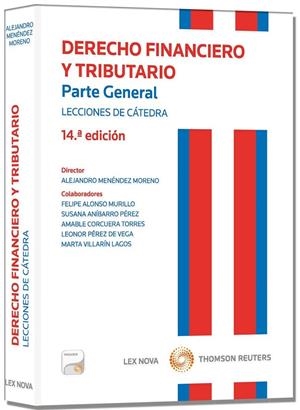 DERECHO FINANCIERO Y TRIBUTARIO. PARTE GENERAL. LECCIONES DE CÁTEDRA (PAPEL + E-BOOK) | 9788498986488 | MENÉNDEZ MORENO, ALEJANDRO | Galatea Llibres | Llibreria online de Reus, Tarragona | Comprar llibres en català i castellà online