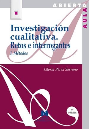 INVESTIGACION CUALITATIVA.RETOS E INTERROGANTES.1 | 9788471336286 | PEREZ, GLORIA | Galatea Llibres | Librería online de Reus, Tarragona | Comprar libros en catalán y castellano online