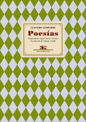 POESÍAS | 9788484728238 | LEOPARDI, GIACOMO | Galatea Llibres | Llibreria online de Reus, Tarragona | Comprar llibres en català i castellà online