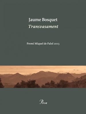 TRANSVASAMENT | 9788475884752 | BOSQUET, JAUME | Galatea Llibres | Librería online de Reus, Tarragona | Comprar libros en catalán y castellano online