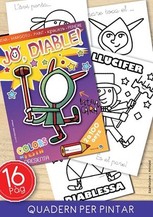 JO, DIABLE. PINTAR COLORS DE FESTA | jodiable | Galatea Llibres | Llibreria online de Reus, Tarragona | Comprar llibres en català i castellà online