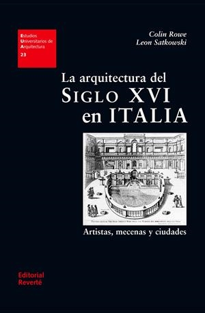 LA ARQUITECTURA DEL SIGLO XVI EN ITALIA | 9788429121230 | ROWE, COLIN | Galatea Llibres | Llibreria online de Reus, Tarragona | Comprar llibres en català i castellà online