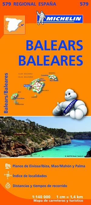 BALEARES MAPA REGIONAL -NOVA EDICIO- 1:140 000 | 9782067184503 | VARIOS AUTORES | Galatea Llibres | Librería online de Reus, Tarragona | Comprar libros en catalán y castellano online