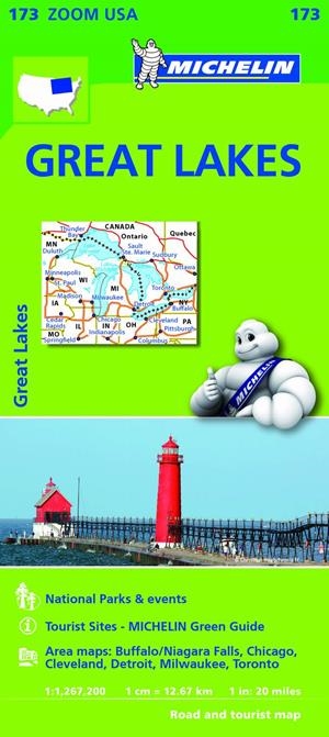 GREAT LAKES MAPA 173 MICHELIN 1:1 267 200 | 9782067190849 | VARIOS AUTORES | Galatea Llibres | Librería online de Reus, Tarragona | Comprar libros en catalán y castellano online