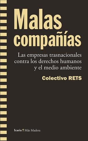MALAS COMPAÑIAS | 9788498885590 | COLECTIVO RETS | Galatea Llibres | Librería online de Reus, Tarragona | Comprar libros en catalán y castellano online